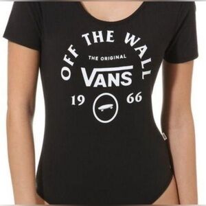 New Vans Attendance black bodysuit Size XL